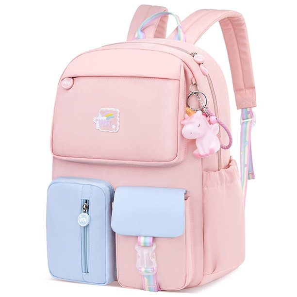 Einhorn-schulrucksack Fr Mdchen, Grundschulrucksack Mit Groem Fassungsvermgen, Lssiger Kinder-tagesrucksack Fr Teenager-mdchen Hy