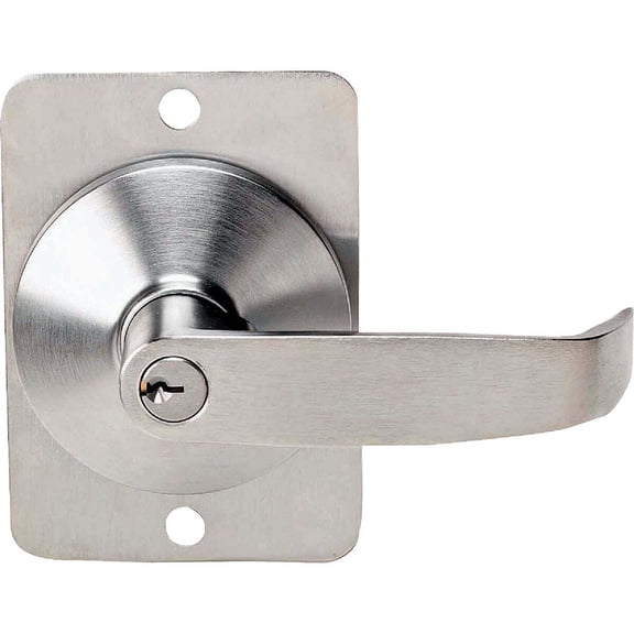Tell Manufacturing Exit Door Lever Satin Chrome - Heavy-Duty Commercial - 1 Piece