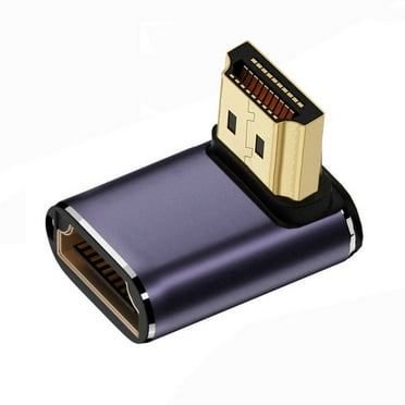 Adattatore salvaporta HDMI maschio-femmina da 90 gradi a Adattatore salvaporta HDMI maschio-femmina da 90 gradi a