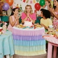 thumbnail image 3 of Elegant Event Cake Skirt For Party And Wedding With Adjustable Length And Smooth Fabric, 3 of 3