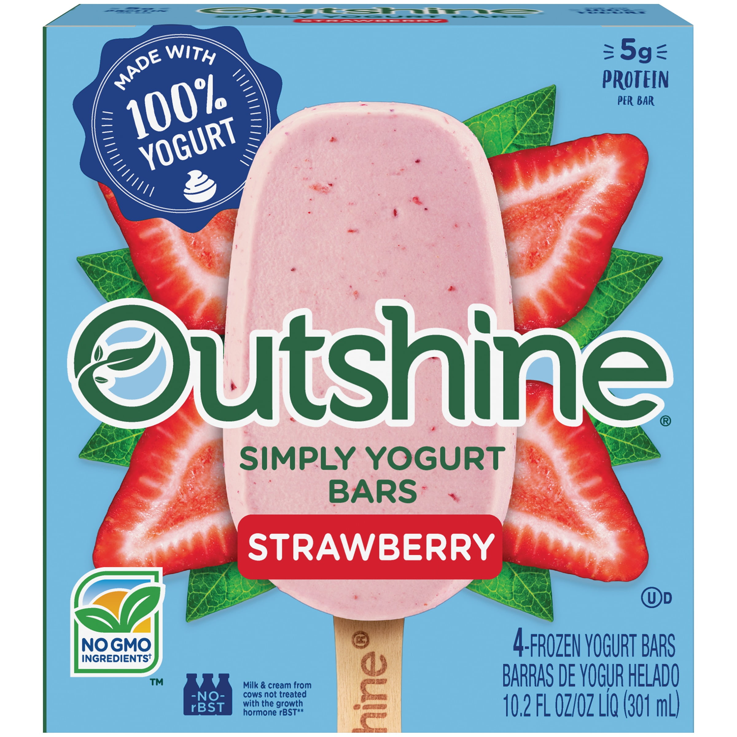 Outshine Strawberry Frozen Yogurt Bars 4ct BrickSeek