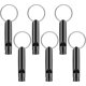 thumbnail image 1 of 6pcs Emergency Whistle Aluminum Emergency Whistle with Safety Lanyard Survival Whistle Suitable for Hiking Camping Training Outdoor Sports, 1 of 5