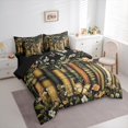 thumbnail image 4 of Manfei Kids Vintage Books 7-Piece Twin Bedding Sets, Hippie Bohemian Butterfly Bedding Comforter Set, Western Mid Century Reversible Sheet Sets, Microfiber Bedroom Decor, 4 of 8