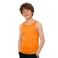 thumbnail image 6 of BFHHYA Youths Quick Dry Athletic Shirts Mesh Sleeveless Round Neck Tops Casual Basketball Jerseys Boys Girls Size 3-18 Years, 6 of 6