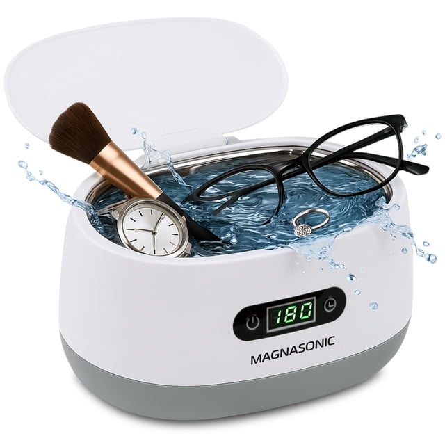 Limpiador ultrasónico Magnasonic UC22, tanque de 600 ml, 5 modos de limpieza