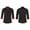 Black, variant on Professional Chef Jacket Men's Long Sleeve Chef Coat Restaurant Kitchen Cooking Uniform White L