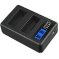 thumbnail image 3 of TINYSOME LCD USB LP-E5 Dual Channel Battery Charger Replacement for Canon EOS Rebel XS, Rebel T1i, Rebel XSi 1000D Camera Battery, 3 of 13
