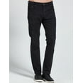 thumbnail image 3 of SSLR Mens Regular Fit Jeans Black Stretch Denim Jeans, 3 of 7