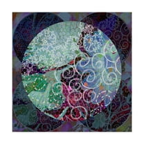 Trademark Fine Art 'Mosaic Circle' Canvas Art by Anne Cote