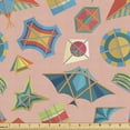 thumbnail image 1 of Kites Upholstery Fabric by the Yard, Various Type of Kites Toys Culture Elements Colorful Traditional Motifs, Decorative Fabric for DIY and Home Accents, 3 Yards, Multicolor by Ambesonne, 1 of 4