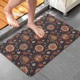 thumbnail image 4 of Pioneer Flower Floral Print Pattern Bathroom Rugs Mat, Non Slip Microfiber Bathroom Rug with Rubber Backing, Soft Mats for Bathroom Floor Tub Shower, 20"x32", 4 of 5