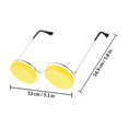 thumbnail image 2 of WASHWEPE 2Ud Gafas De Fiesta En Color Amarillo Ligero Y Resistente Para Eventos Y Celebraciones, 2 of 8