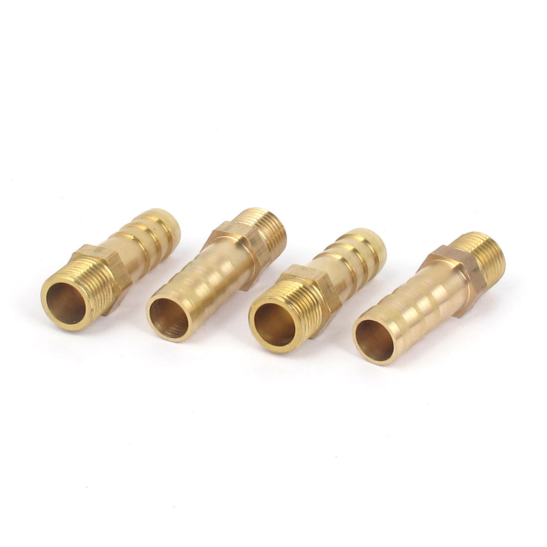 1/8BSP Male Thread 8mm Inner Dia Brass Hose Barb Coupler Fitting