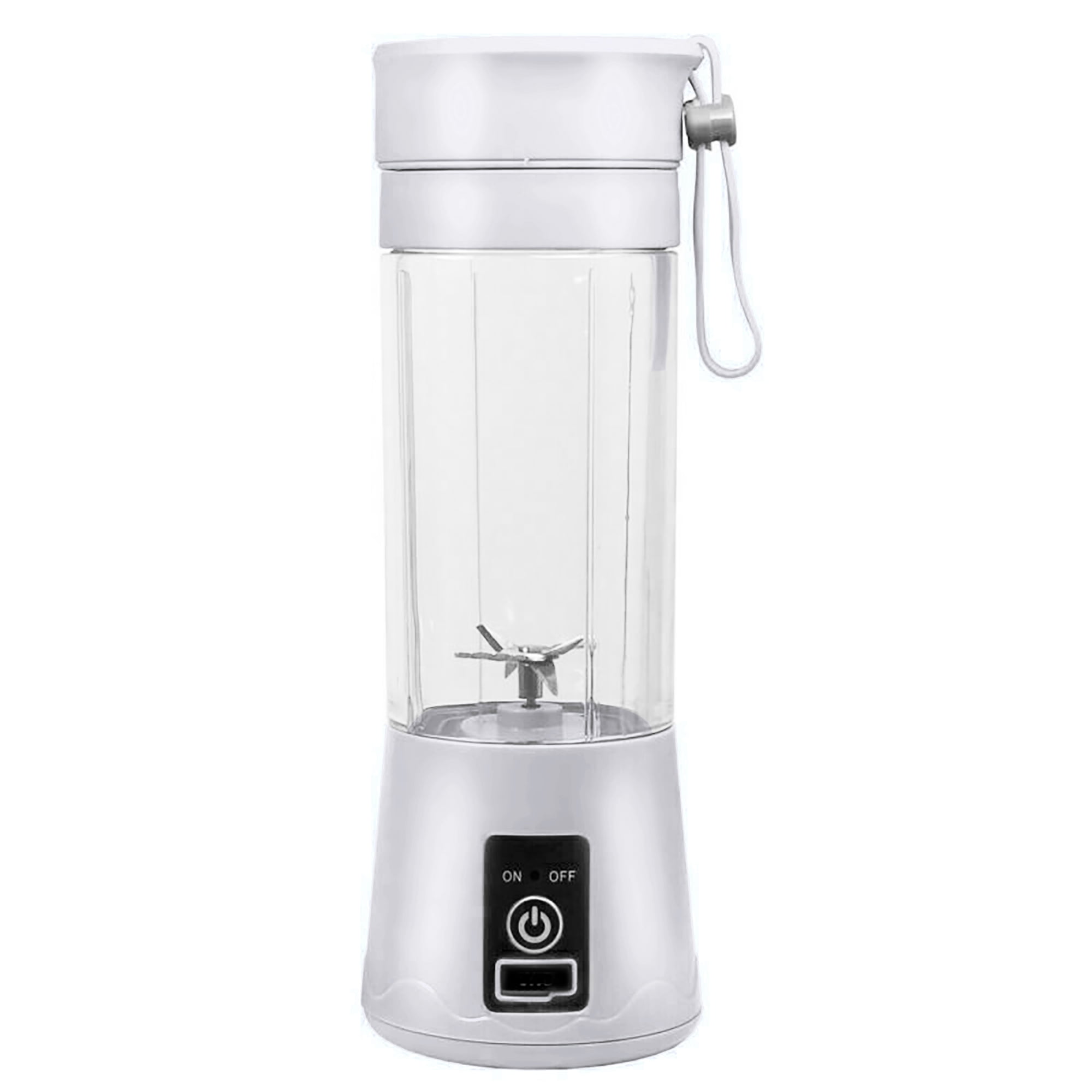 Xinwanna 500ml Electric Juicer Powerful Blender One-button Start Large  Capacity Small Juice Cup Mini Juicer USB Rechargeable Blender Home Supplies