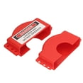 thumbnail image 2 of Adjustable Valve Lock, Gate Valve Lockout Device High Temp Resistance Lightweight  for Isolation Locking for 25-165mm Handle, 2 of 8