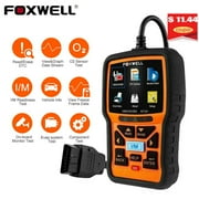 Foxwell NT301 OBD2 Scanner Check Engine Light Read Clear Error Code Reader OBDII Auto Diagnostic Scan Tools Freeze Frame O2 Sensor Monitor Live Data On-board Monitor Test
