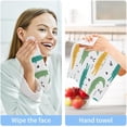 thumbnail image 4 of GZHJMY Cute Crocodile Pattern Wash Cloths 6 Pcs Small Cotton Wash Towels for Kitchen Bathroom, 4 of 5
