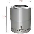thumbnail image 2 of UPYOOE Wood Burning Fire Pit, Outdoor Fire Pits, Portable Small Fire Pit with Cover, Smokeless Firepits for Outside Patio, Bonfire, Camping, Garden, Yard,, 2 of 8