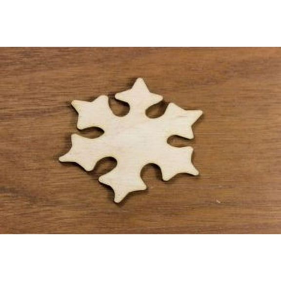 SNOWFLAKE #7 Wood 1/8 x 16 PKG 1 laser cut wooden SNOWFLAKE #7 by WOODNSHOP