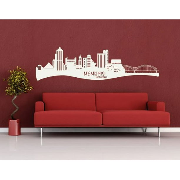Memphis City Skyline Wall Decal Cityscape Sticker Mural Vinyl Art Home Decor 4204 Lavender 39in X 13in Com - Home Decor Memphis Memphis City Skyline Wall Decal Cityscape Sticker Mural Vinyl Art Home Decor 4204 Lavender 39in X 13in Com - Home Decor Memphis