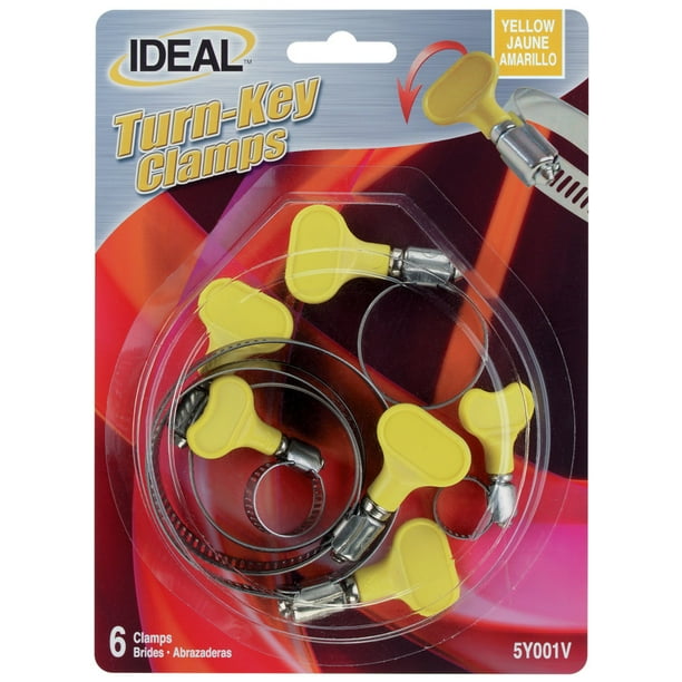 Ideal 5Y00158 TurnKey Clamps Pack of 6, Assorted Sizes