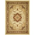 thumbnail image 2 of SAFAVIEH Lyndhurst Miranda Traditional Bordered Area Rug, Ivory/Red, 6' x 9', 2 of 7