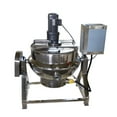 thumbnail image 3 of 13.2Gal Commercial Cooking Pot Machine Jacketed Manual Tilt Heating Kettel 220V with Stirrer Stainless Steel for Porridge Soup Candy Cakes Beveerage Jams, 3 of 10