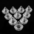 thumbnail image 4 of 10 Pieces Diamond Shaped Clear Cream Empty Lip Balm Container Jars Tin 5g, 4 of 6