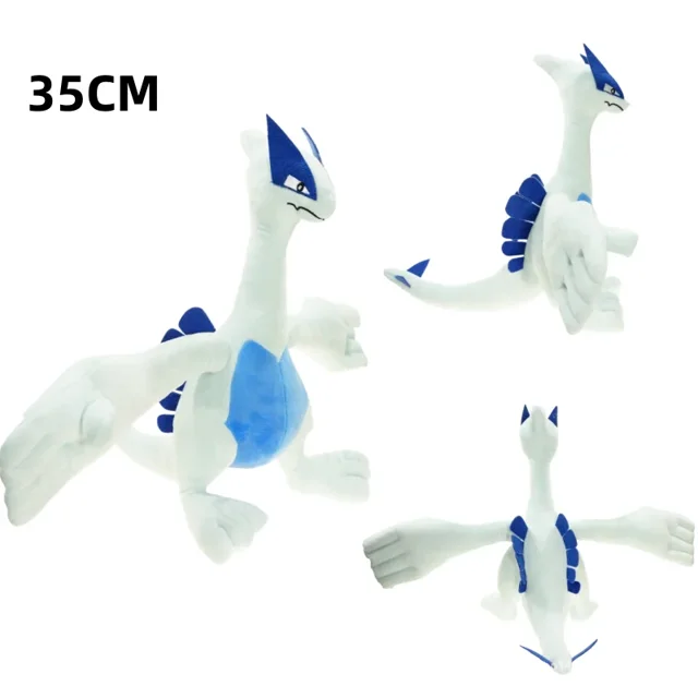 Peluche legendario Giratina Lunala Zacian Zamazenta Solgaleo Moltres Kyogre Reshiram Groudon juguete de peluche suave regalos
