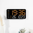 thumbnail image 4 of Digital Wall Clock, LED Screen Electronic Alarm Clock With Adjustable Brightness, Multi Functional Display 12/24H Table Clock, Wall Decoration Clock, 4 of 8