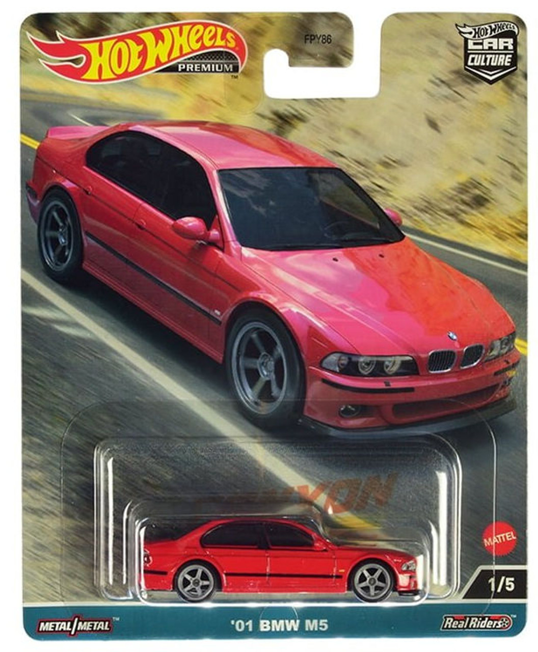 Diecast "Canyon Warriors" 5 piece Set "Car Culture" Series die cast model cars by Hot Wheels