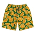 thumbnail image 5 of Goofa Orange Lemon Printed Mens Swim Trunks Summer Quick Dry Short Beach Swimwear Bathing Suits-Small, 5 of 9