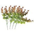thumbnail image 2 of Plants Fake Eucalyptus for Bedroom Decoration Autumn Color 4Set, 2 of 2