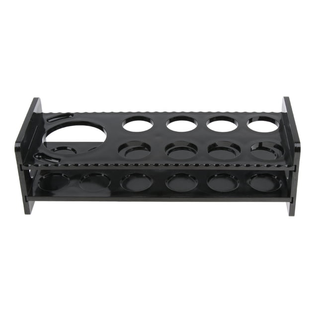 Soporte Para Vasos De Chupito De Acrílico Negro De 9 Orificios Bandeja Para Servir Vasos De Whisky Sunnimix Portavasos Black Shot