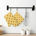 thumbnail image 6 of Honeii Hand Drawn Strawberry patten Oven Mitts and Pot Holders Sets, Baker Oven Mitts, Mittens for Kitchen Decor, Baking Lover over Gloves Gifts, 6 of 7