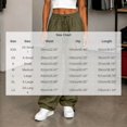 thumbnail image 1 of LUVDA Cargo Pants for Women High Waist Drawstring Wide Leg Joggers with Pockets and Adjustable Cuffs, 1 of 2