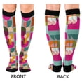 thumbnail image 4 of FORMRS Womens Knee High Socks Casual Long Thick Travel Daily Wear, 1 Pair, Abstract Geometric Pattern, 4 of 6