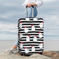 thumbnail image 7 of Disketp Cute Chicken Elastic Travel Luggage Cover Travel Suitcase Protective Cover For Trunk Case Apply To 18''-32'' Suitcase Cover-Large, 7 of 7