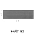 thumbnail image 5 of VUNATE Kitchen Mat Washable Kitchen Rugs and Mats Non Skid Absorbent Runner Rugs for Kitchen Front of Sink Kitchen Floor Mats 20"x95" Dark Gray Kitchen Mats or Rugs, 5 of 7