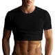 thumbnail image 1 of Camiseta corta teñida con nudos para hombre: cuello redondo, manga corta, prenda de entrenamiento para verano., 1 of 4
