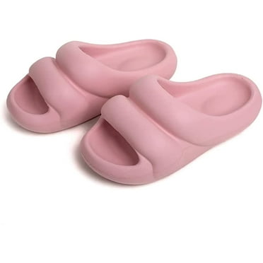 Slippers for Women Shower Bathroom Home House Non-Slip Quick Drying Sandals Open Toe Thick Sole Platform Shoes Super Soft Comfy for Indoor & Outdoor