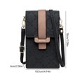 thumbnail image 3 of Bolso Bandolera Mini bolso cruzado para mujer, bolso de moda para teléfono móvil, monedero de diseñador portátil (negro) Sywqhk Para Estrenar, 3 of 5