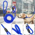 thumbnail image 3 of Correa de nailon para perro para caminar, entrenamiento, hebilla ajustable, correa para mascota, Collar de cuerda, cinturón antideslizante, azul, L Rojo Verde Cocina, Decoración y Otros, 3 of 5