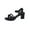 Black, variant on Womens Sandals Chunky Heel Breathable Open Toe Casual Daily Solid Color Ankle Strap Comfortable Walking Women Footwear Causal Summer Dressy Beach Shoes for Women White 6.5