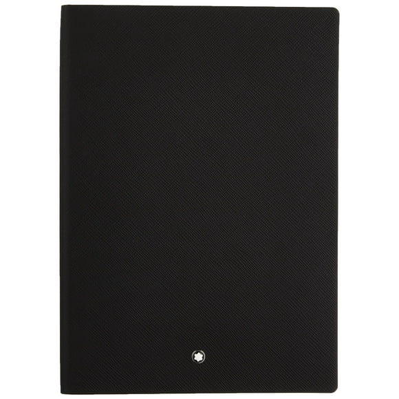 Cuaderno Montblanc #146 forrado en piel negra 15x21 cm