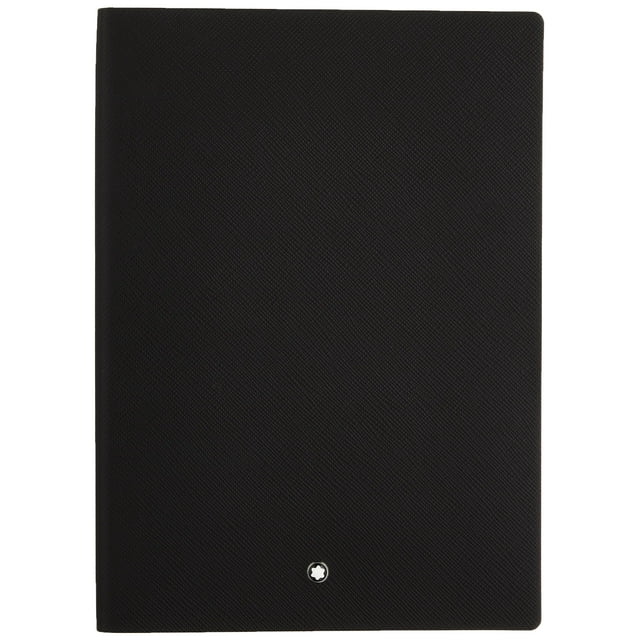 Cuaderno Montblanc #146 forrado en piel negra 15x21 cm