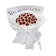 thumbnail image 3 of Ramo de rosas de simulación DIY, bendición eterna, rosa roja, decoración del hogar para 33 piezas de flores, 3 of 9