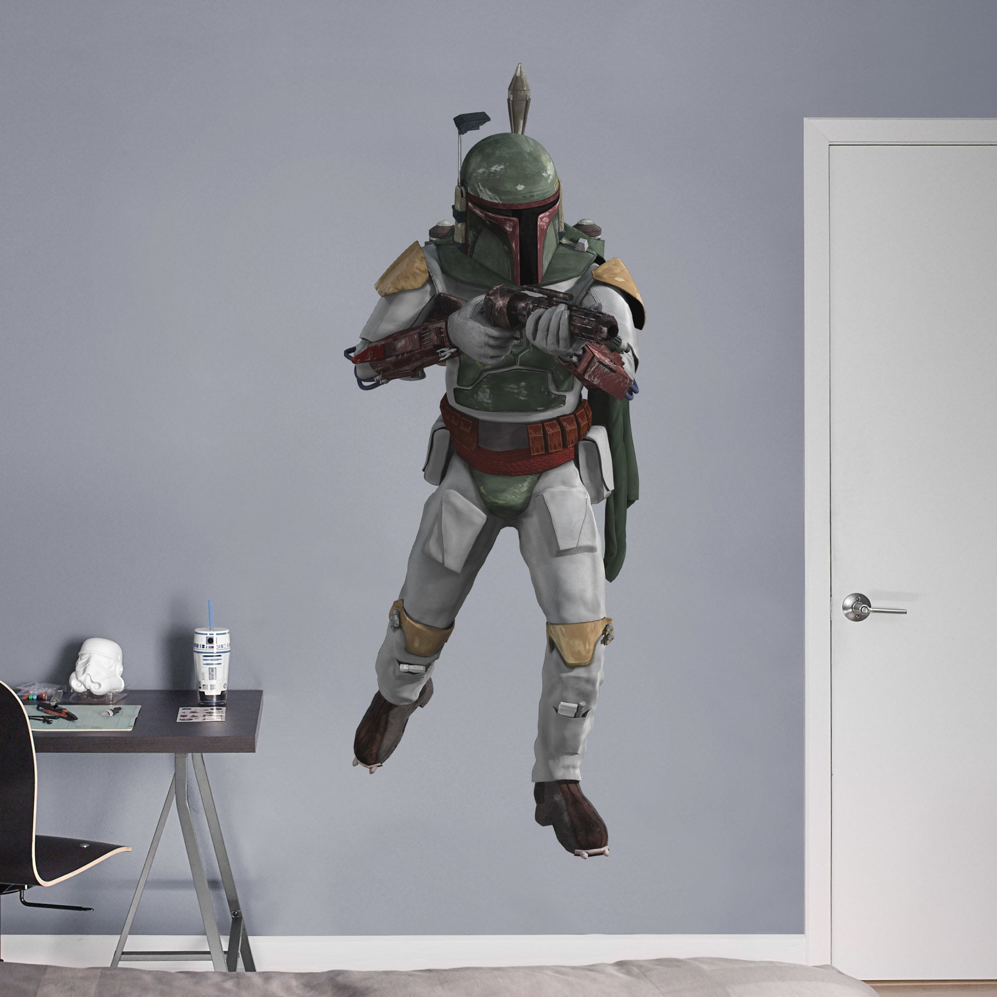Fathead Boba Fett - Life-Size Officially Licensed Star Wars Removable Wall  Decal - Walmart.com