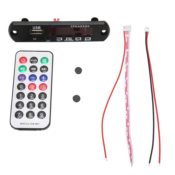 Reproductor de módulo Bluetooth remoto, MP3 Bluetooth Decodificación remota Placa de decodificación Bluetooth con control remoto M Placa de decodificación remota Diseño de próxima generación