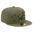 thumbnail image 3 of Men's New Era  Olive Washington Capitals Military Appreciation Flag 59FIFTY Fitted Hat, 3 of 5